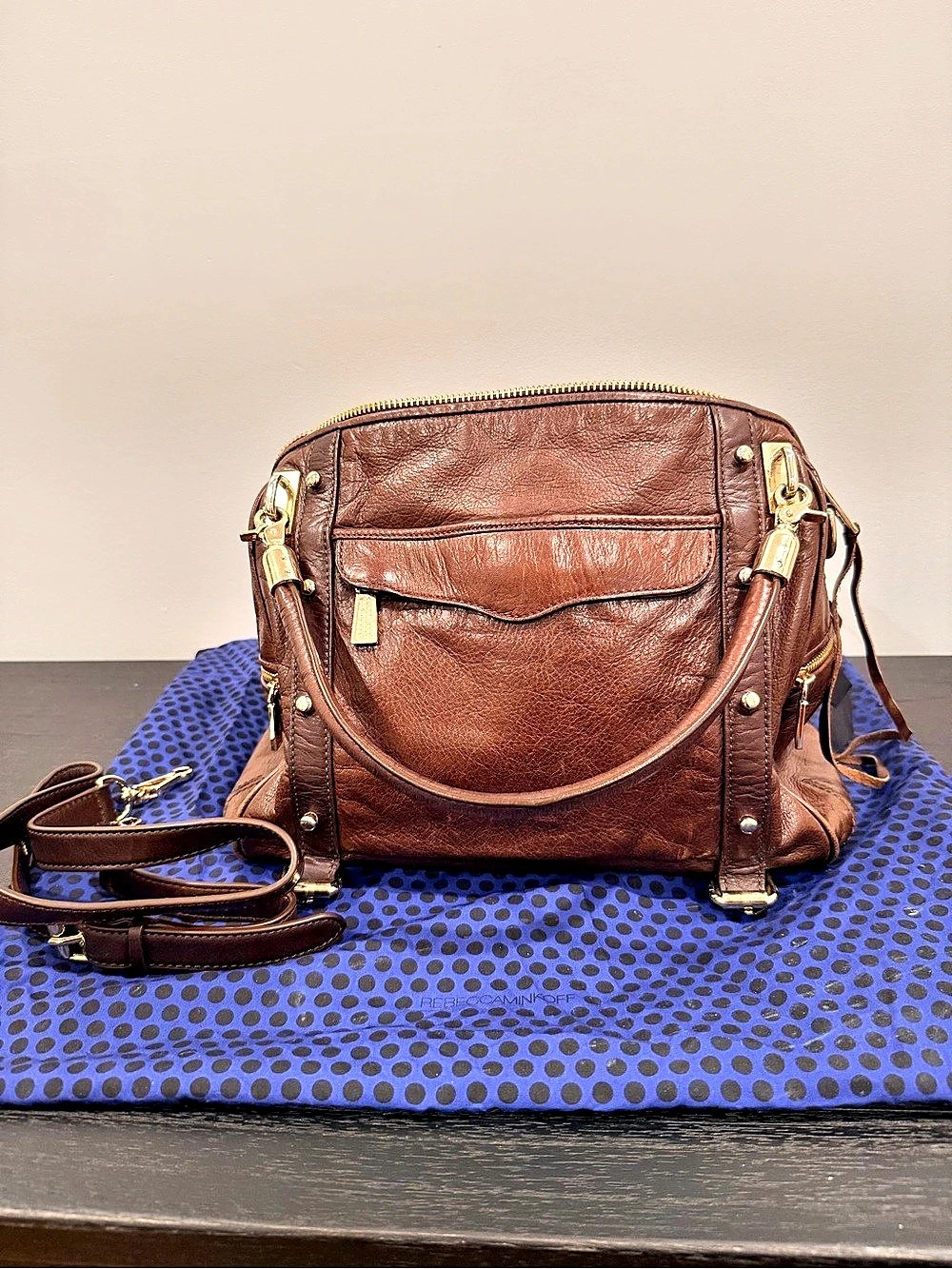 Rebecca Minkoff Morning After Bag (MAB) Satchel Brown